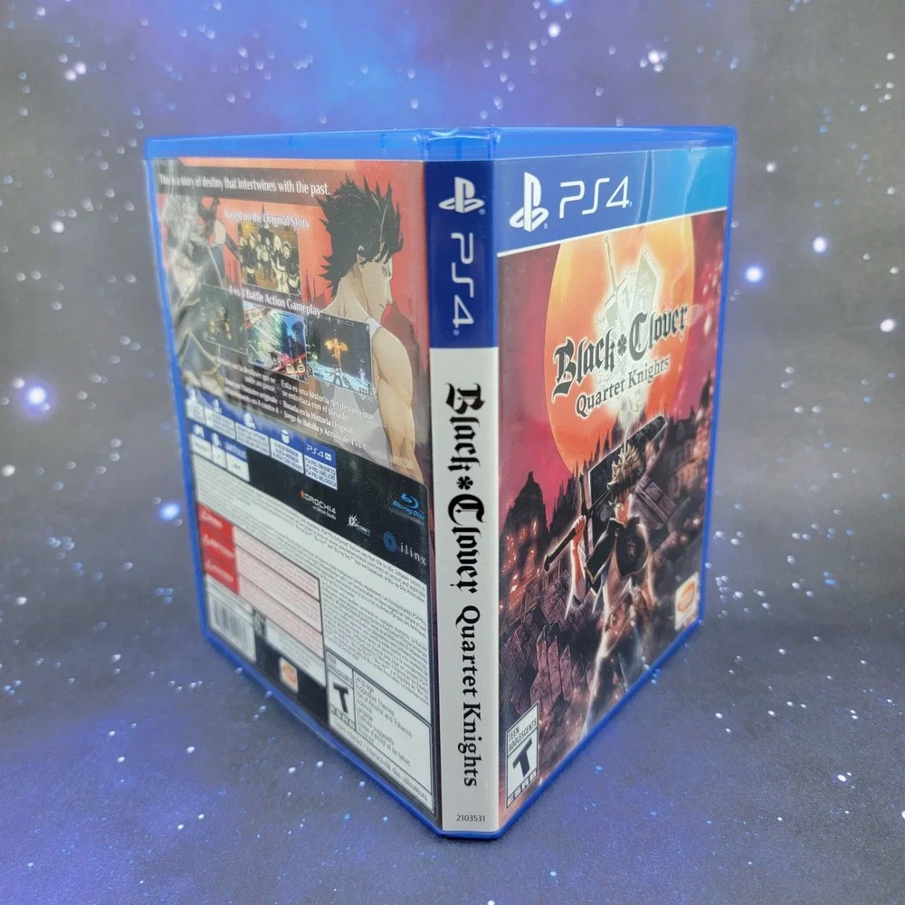 Black Clover Quartet Knights PS4 PlayStation 4 Bandai Namco Anime Action Game